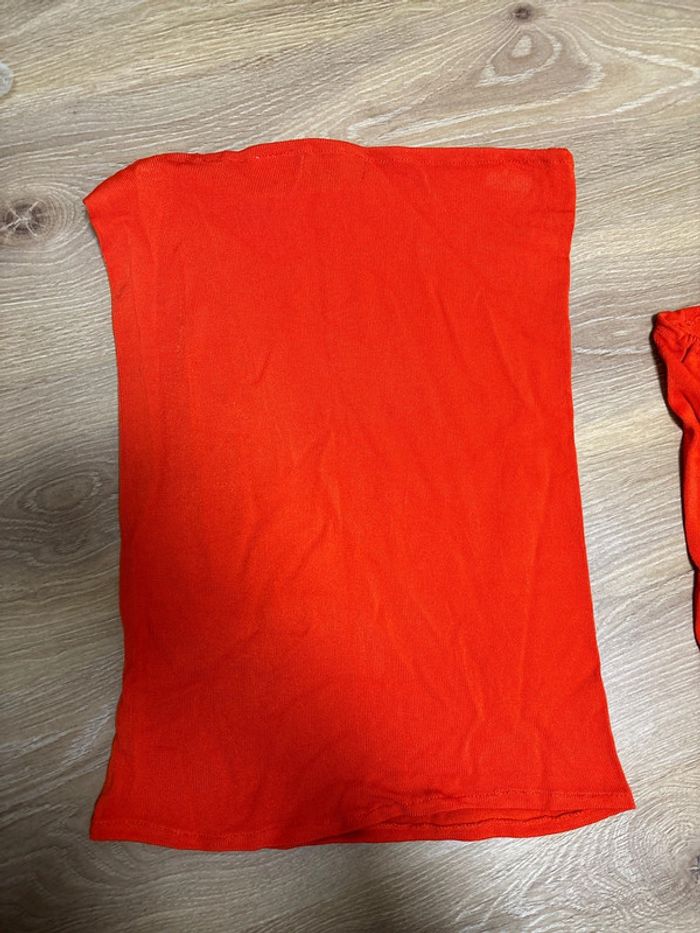 Bustier orange taille L - photo numéro 3