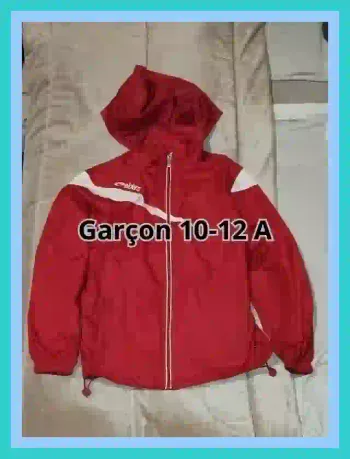 veste coupe vent sport Eldera garçon 10 à 12 ans
