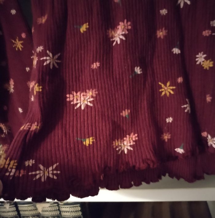 Haut manches longues motifs fleurs "TQF Collection" 100% coton neuf - photo numéro 3