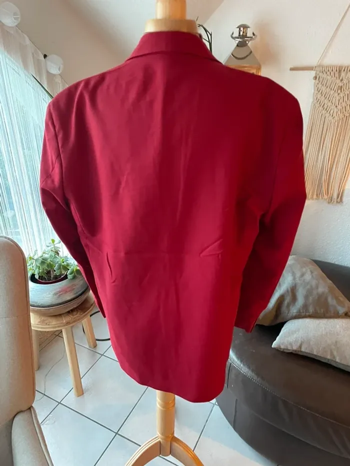 Blazer homme bordeau XL - photo numéro 3
