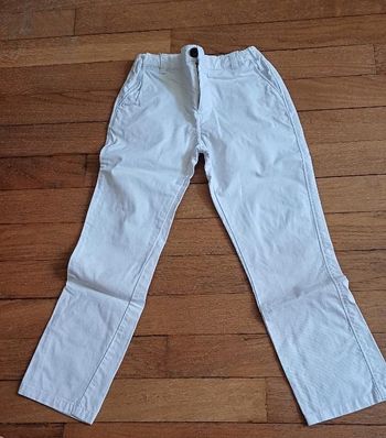 pantalon blanc Vert Baudet