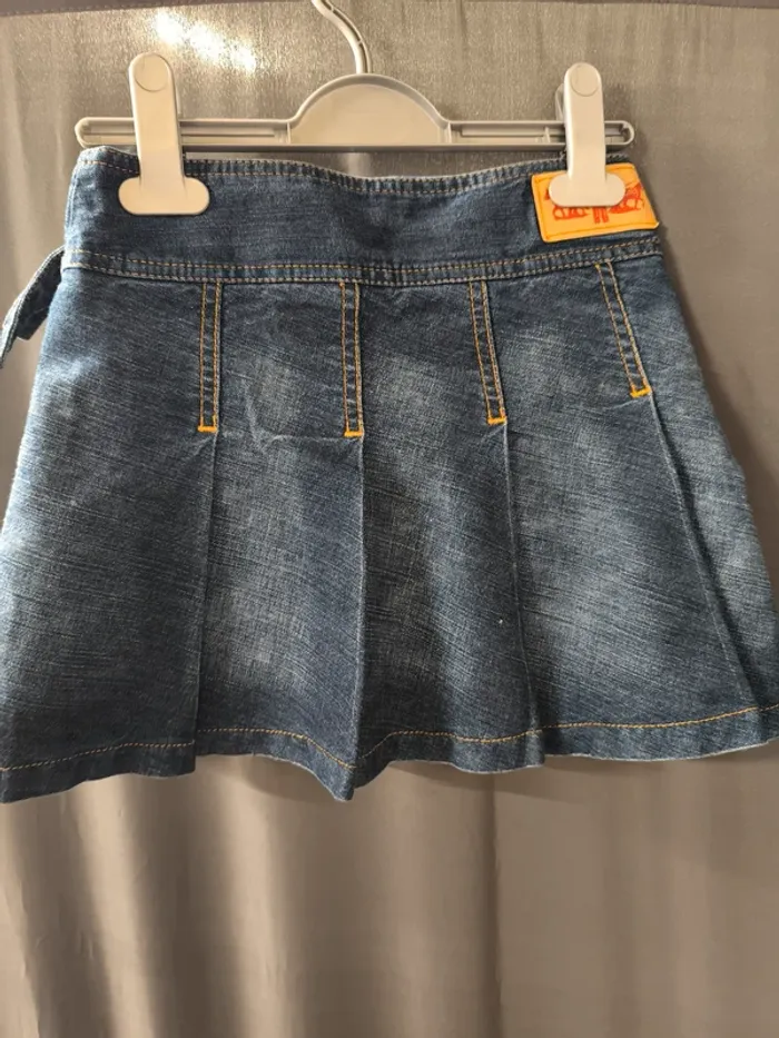 324372 jupe en jeans bleu fille 8 ans levis - photo numéro 2
