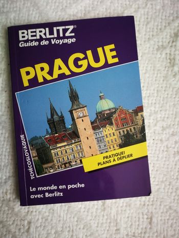 Prague, Tchécoslovaquie, Berlitz guide de voyage