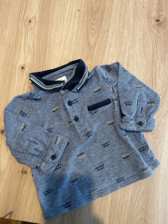 Polo manche longue