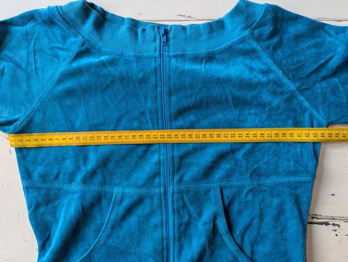 Veste en velours bleu pétrole – Esprit Y2K / Vintage 2000s - photo numéro 5