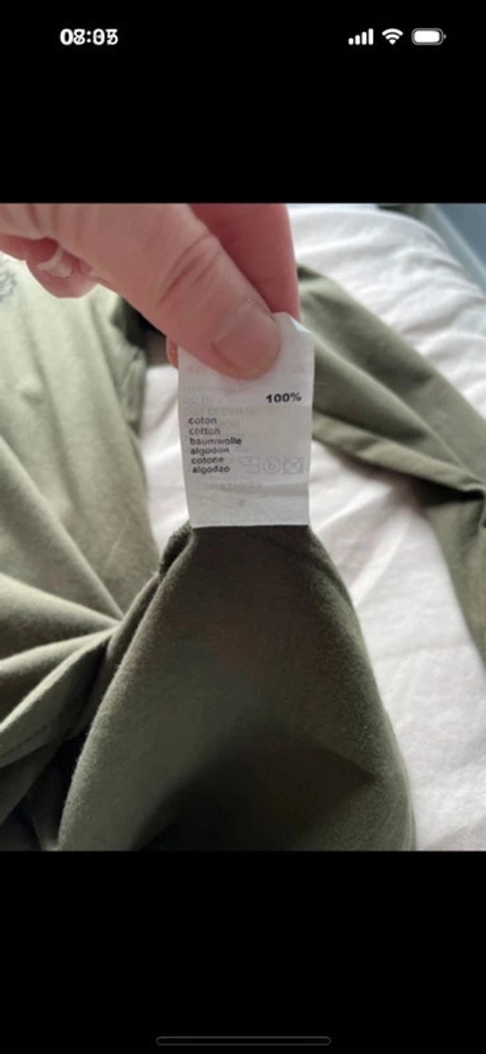 Tee shirt manche longue ikks taille S - photo numéro 6
