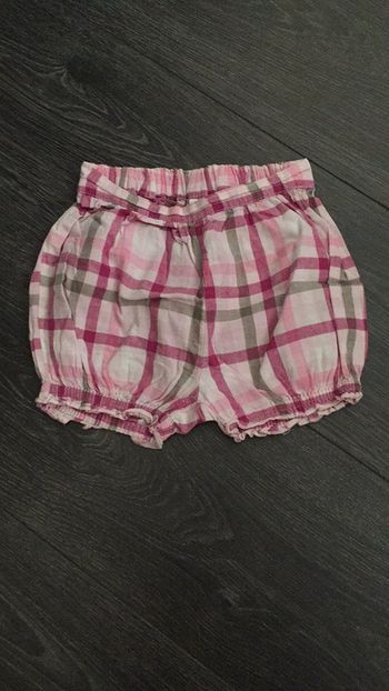 Short fille 12 mois