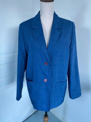 Tailleur jupe bleu taille 42