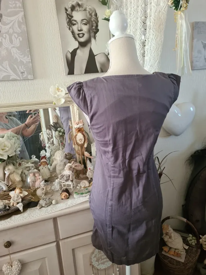 Robe marron glacé Naf Naf Taille 38 - photo numéro 2