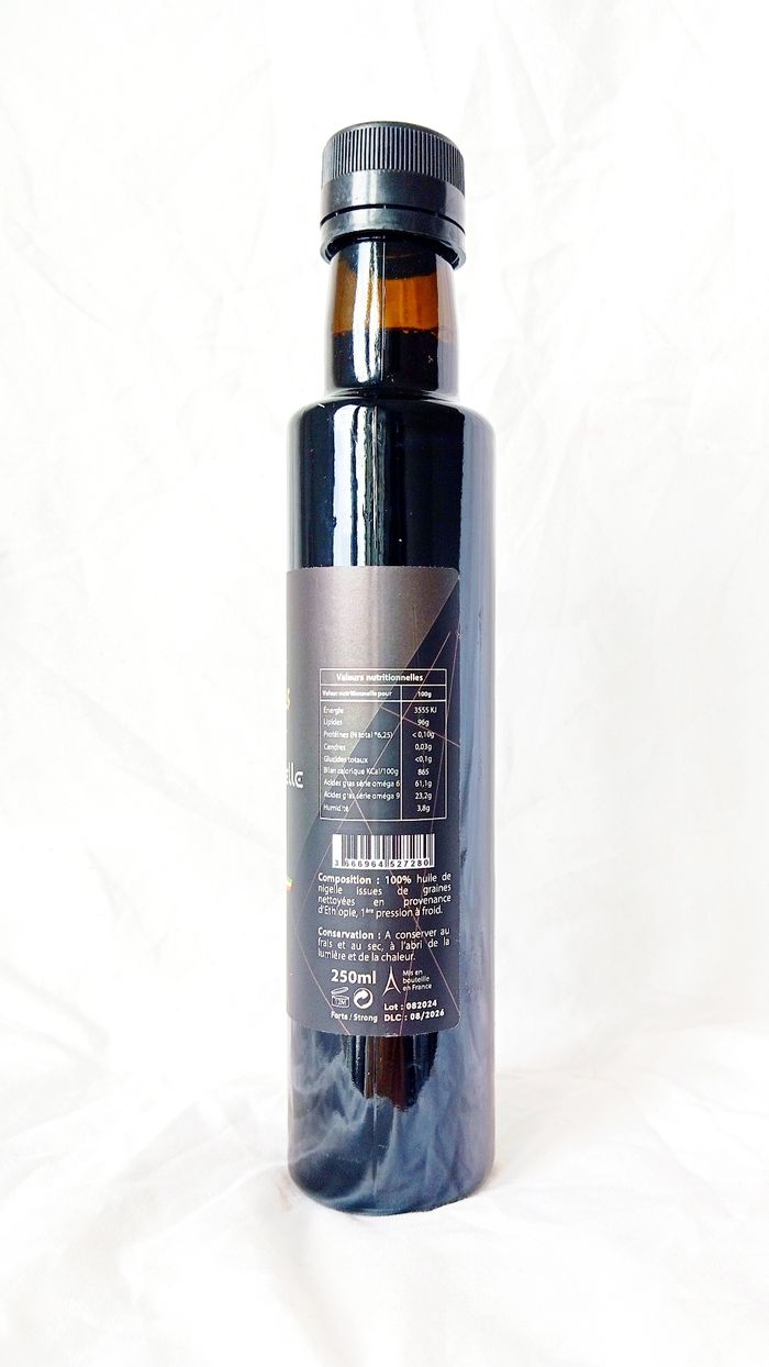 Huile de Nigelle d’Éthiopie – 100% pure & pressée à froid - photo numéro 2