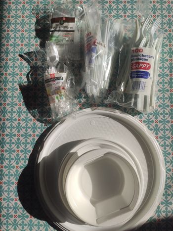 Grand lot couverts assiettes