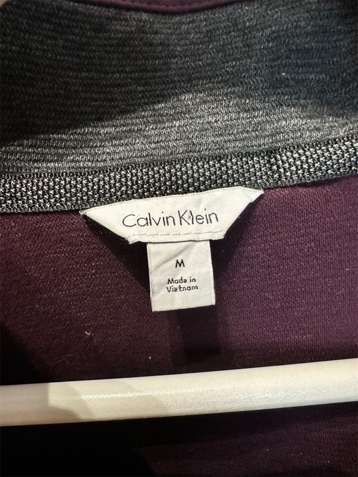 Pull col zippé vintage - calvin klein - photo numéro 4