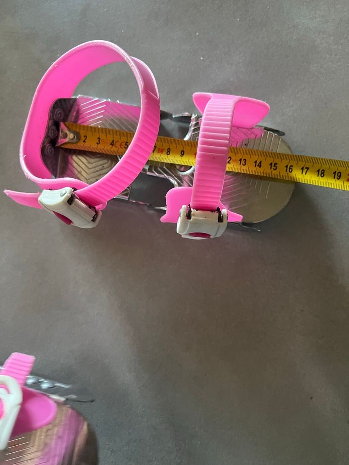 Patins à glace doubles lames sur chaussures - photo numéro 2
