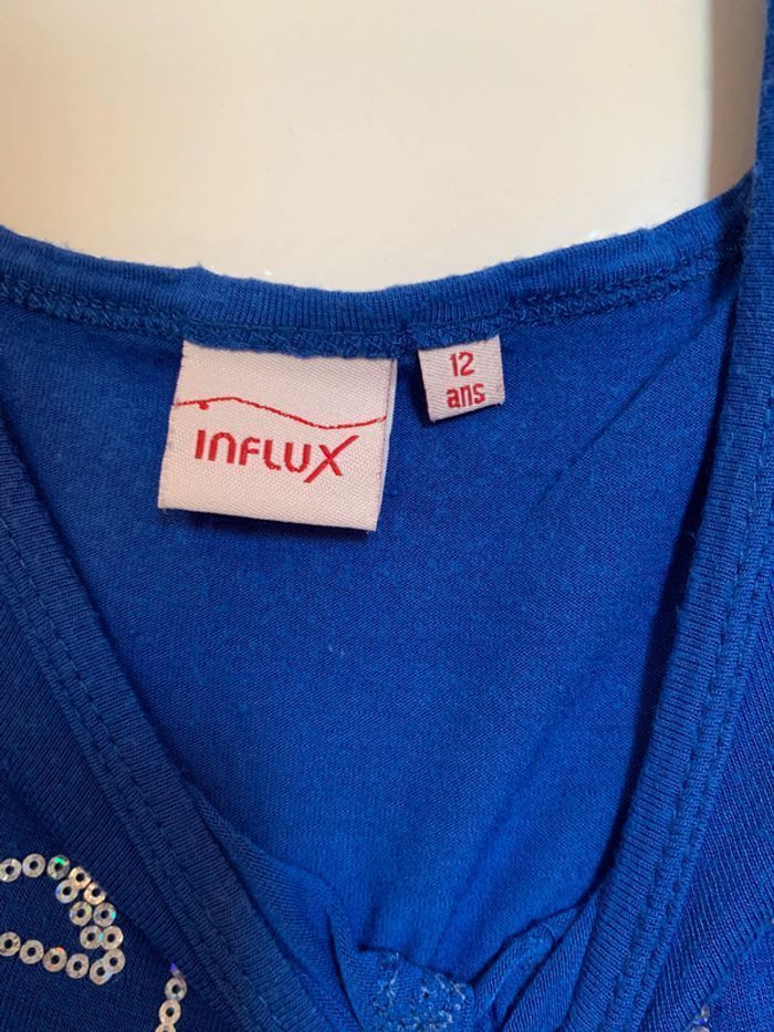 Tee shirt bleu 12 ans - photo numéro 3