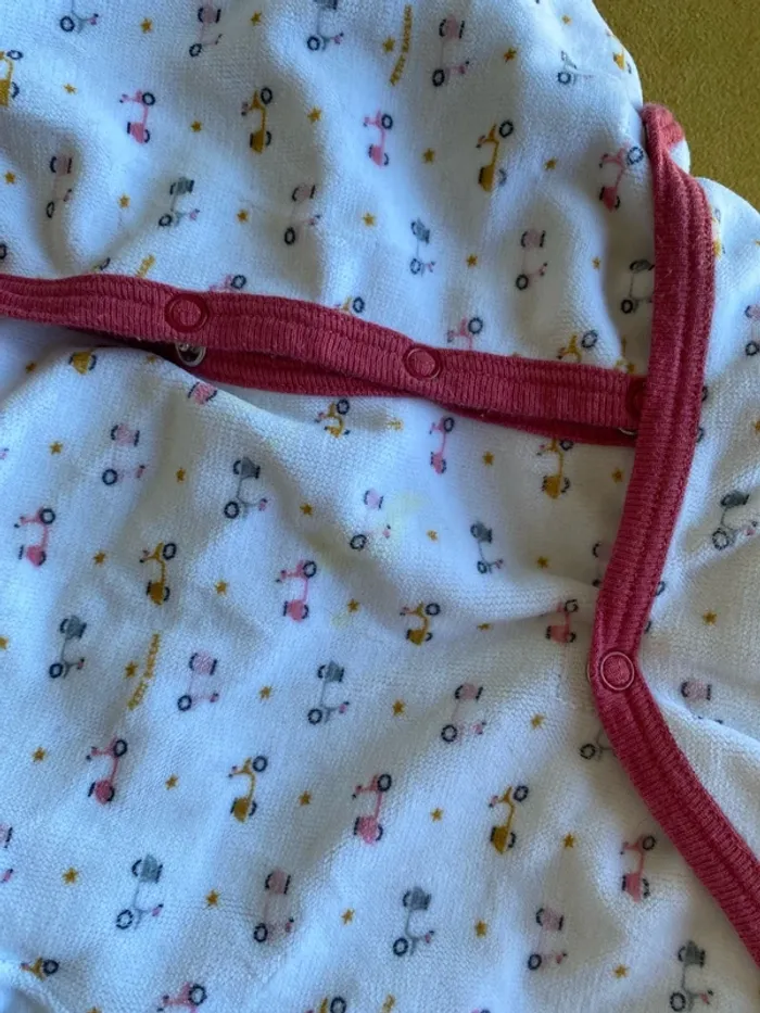 Pyjama velours petit bateau une pièce taille 36 mois - photo numéro 6