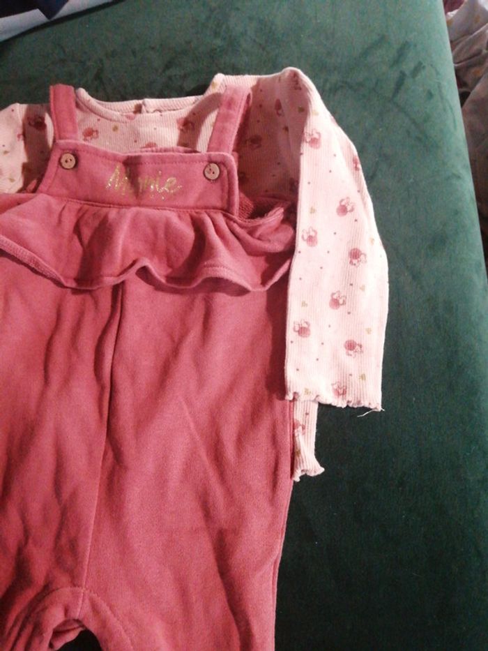 Ensemble salopette Minnie disney - photo numéro 3