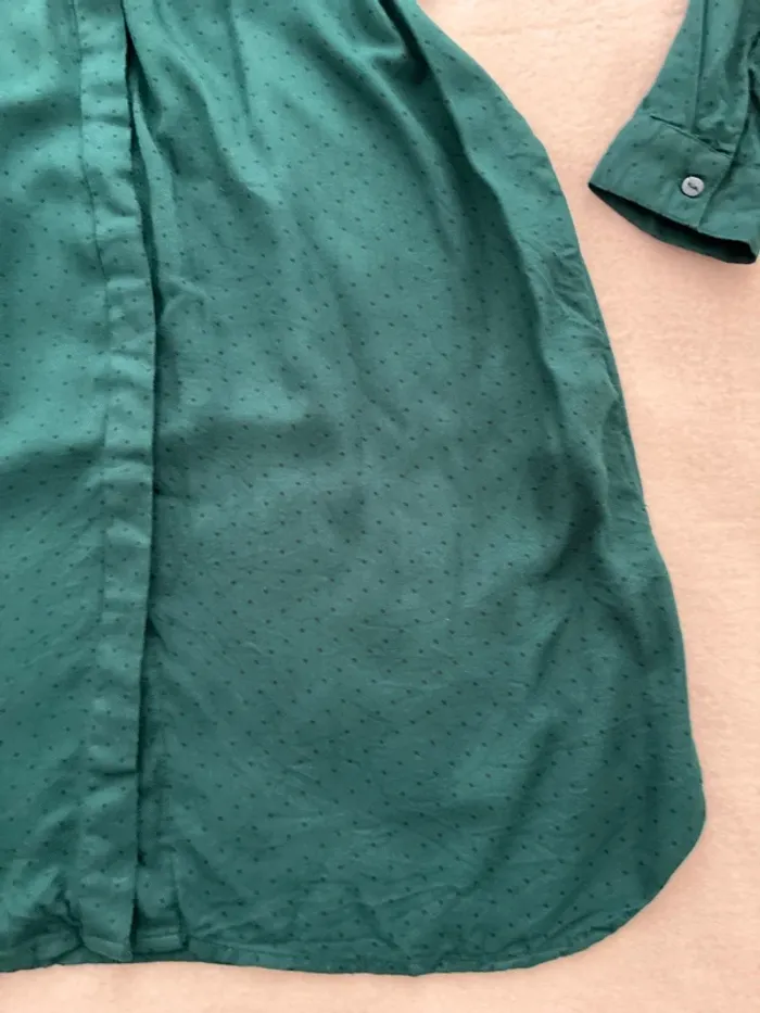 Robe vert foncé à poids noir Kiabi taille 34 en très bon état - photo numéro 9
