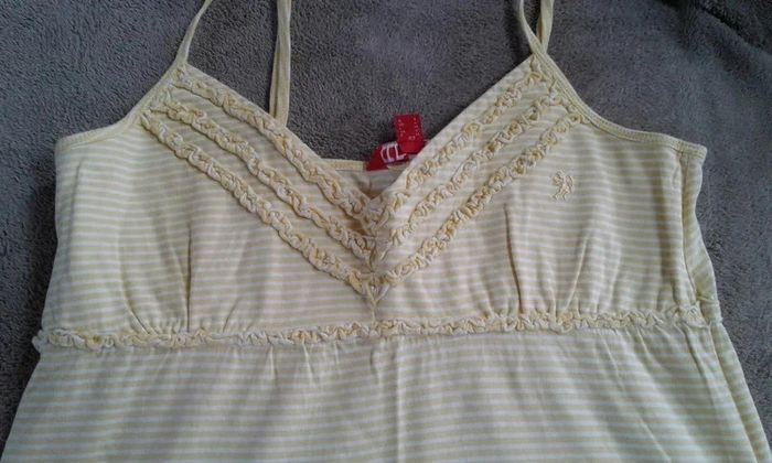Top Haut Débardeur jaune Esprit Taille S - photo numéro 2