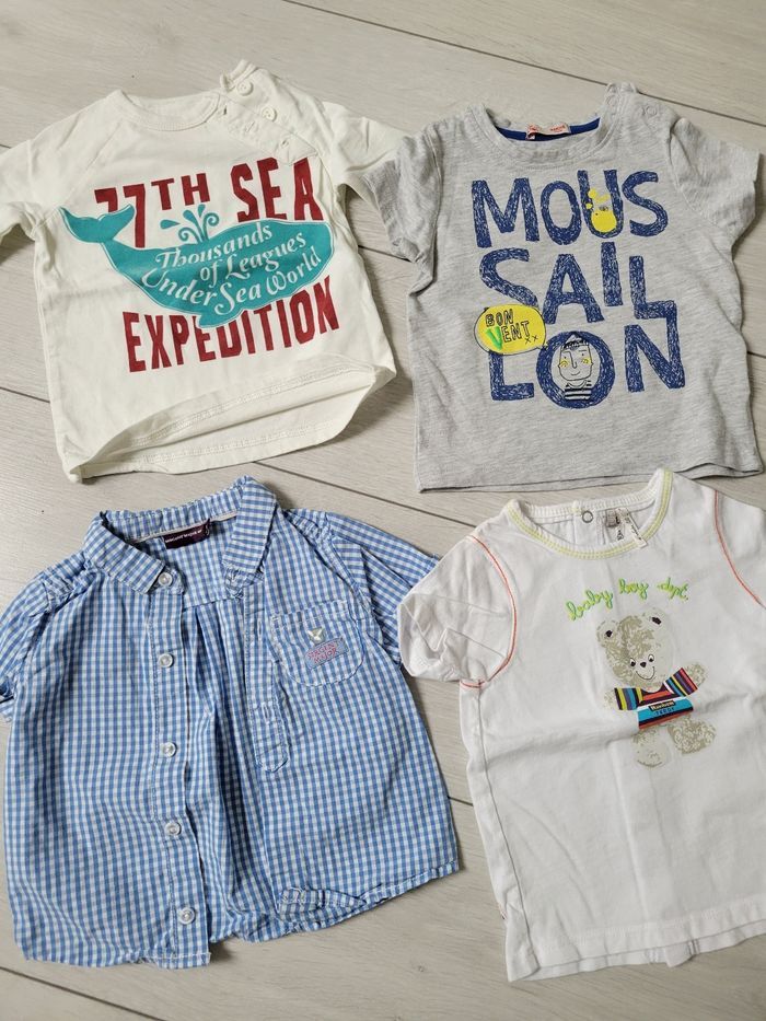 Lot vêtements été garçon 9 mois 71 cm - photo numéro 5
