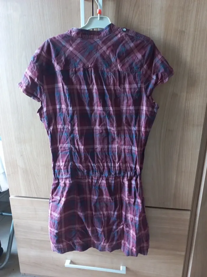 Robe chemise Kiabi woman bordeaux 42 - photo numéro 5