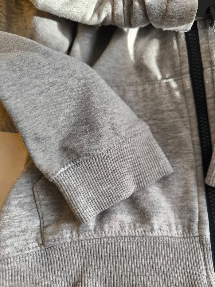 Gilet zippé gris - photo numéro 3