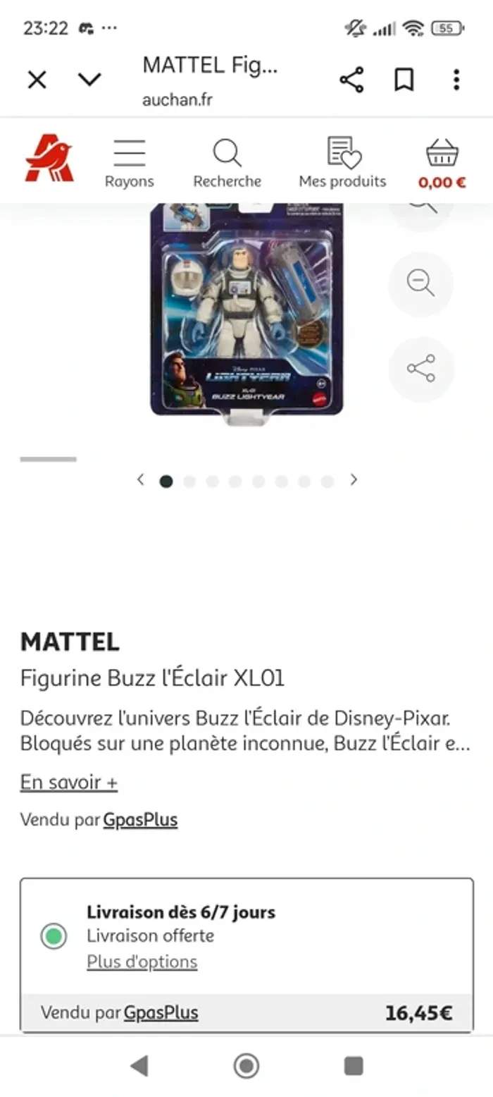 figurine buzz l'éclair disney - photo numéro 4