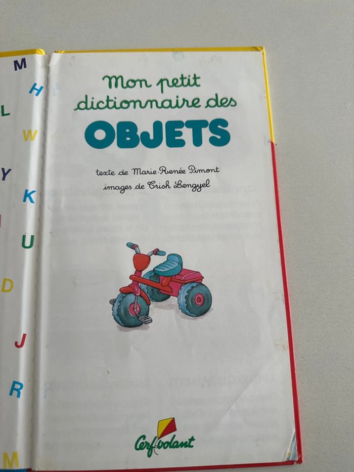 Mon petit dictionnaire - les objets  édition cerfvolant - photo numéro 2