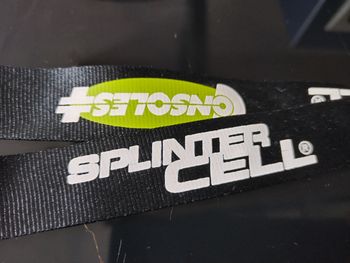 Goodie Rétro : Tour de cou Splinter Cell / Magazine Consoles+

