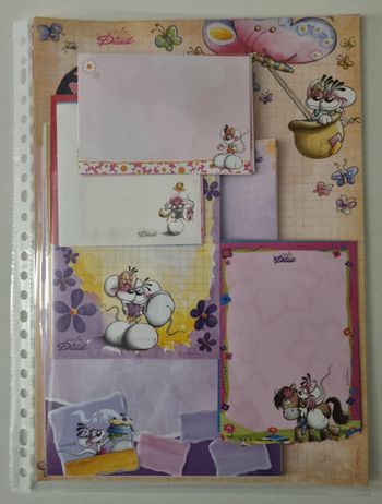 Diddl Lot de 125 feuilles différentes