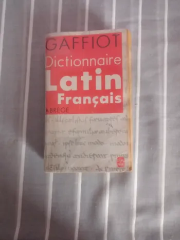 Dictionnaire Latin Français