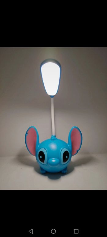 Lampe de bureau Stitch neuve – LED flexible Disney – Idéal enfant, ado ou déco geek