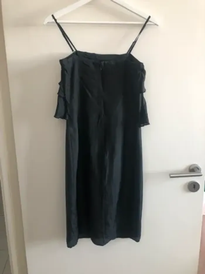 Robe en soie noire Naf Naf - photo numéro 2