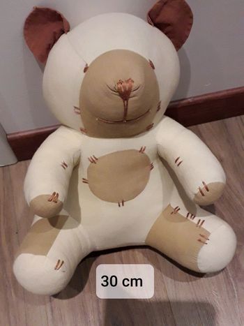 Peluche nounours en tissus