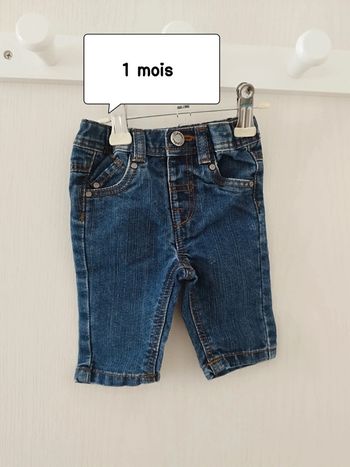 Jean bébé garçon 1 mois