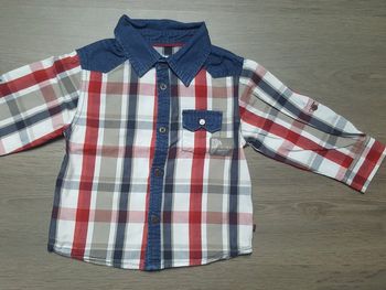 Chemise manches longues taille 81 - 18 mois