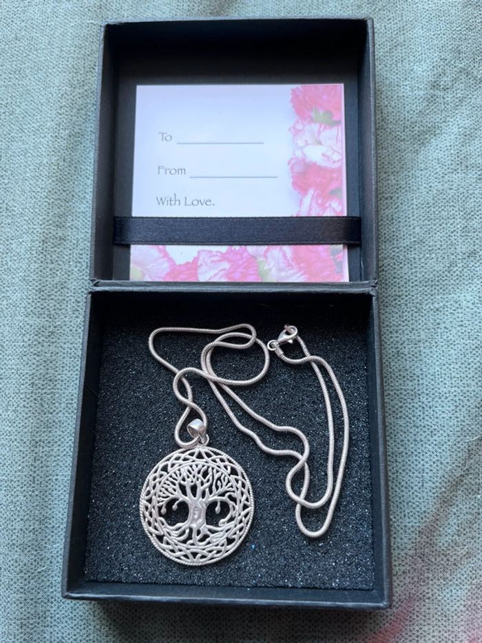 Collier celtique arbre de vie en argent sterling - photo numéro 8