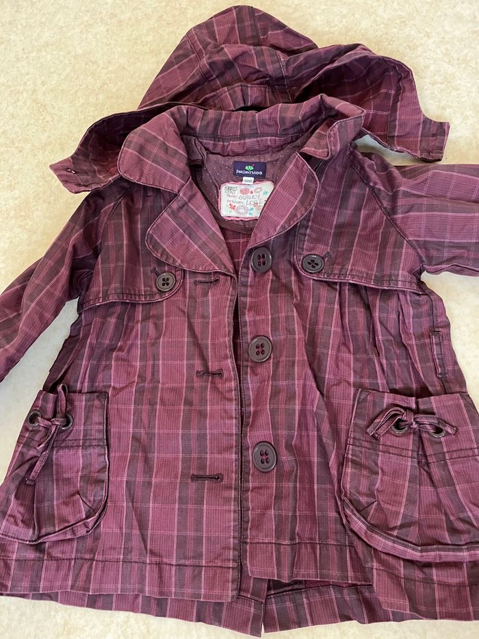 Veste fille sergent Major 3 ans bordeaux en très bon état - photo numéro 4