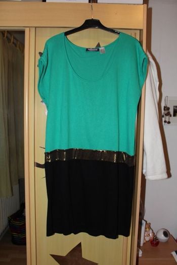 Robe De Soirée Verte/Noir