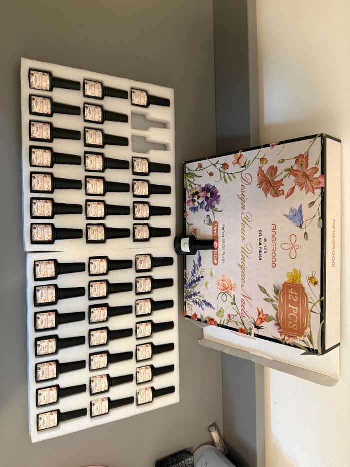 Lot ongle vernis semi permanent lampe uv - photo numéro 4