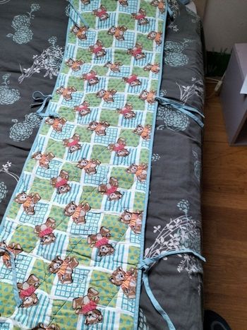 Tour de lit largeur 39cm long 1m60