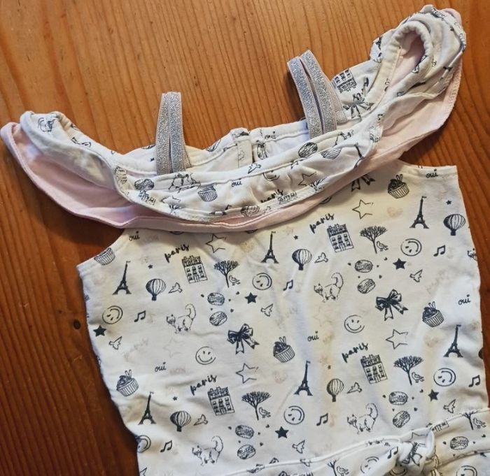 Combi-Short fille - 24 mois (92cm) - Smiley World - photo numéro 2