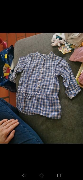 Chemise carreau 18 mois