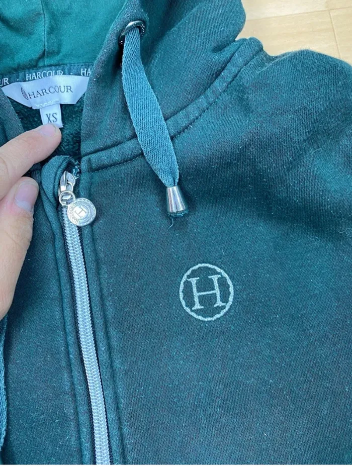 Gilet / Sweat Harcour – Vert – Taille XS - photo numéro 4