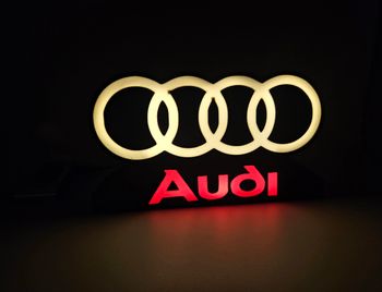 Lampe lumineuse à led audi