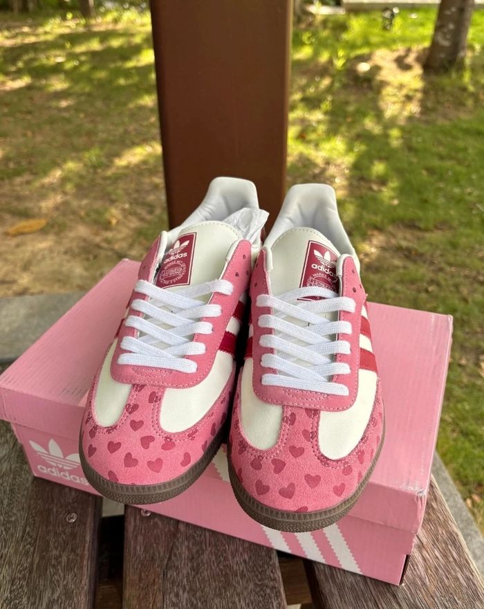 Adidas Samba X Comme Des Garçons Rose Taille 37 - photo numéro 6