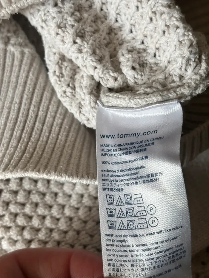 Pull Tommy H beige - photo numéro 6