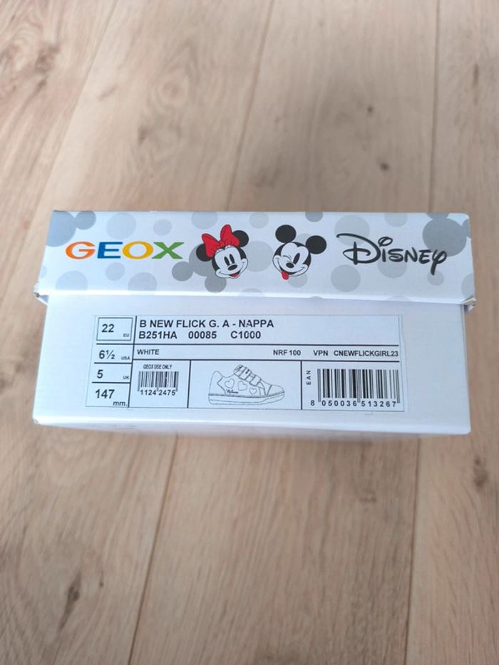 Basket fille Mickey et Minnie et coeurs brillants Geox - Taille 22 - photo numéro 8