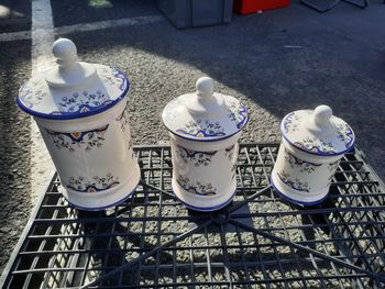 Lot de 3 pots anciens