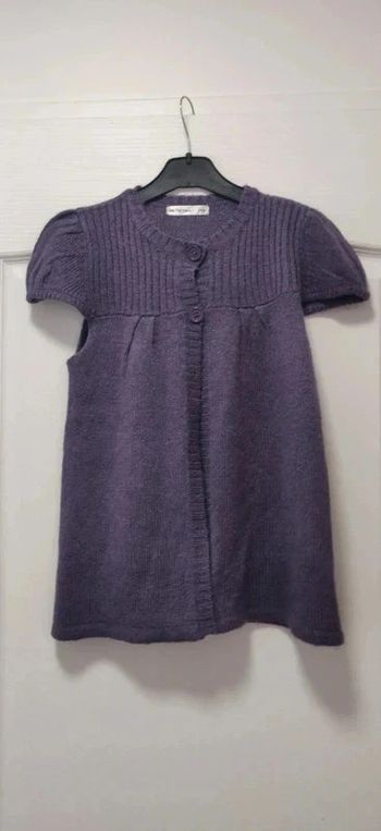 Neuf Gilet mc 2 boutons violet On The Town 14A
