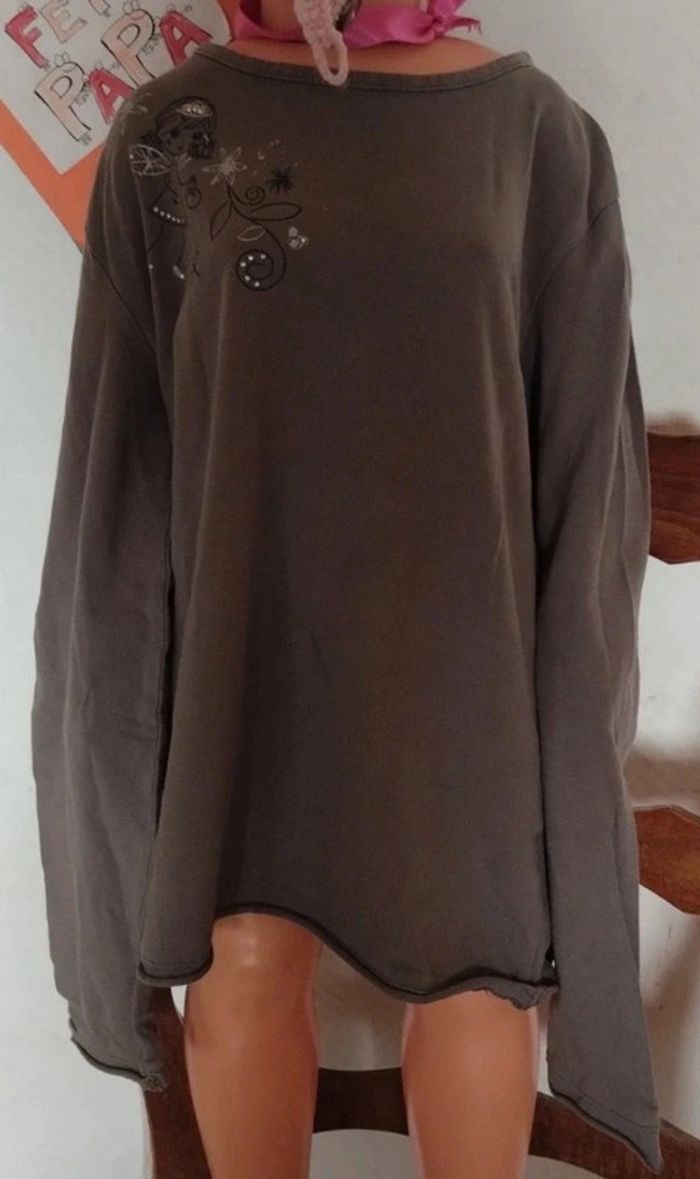 Tee shirt manches longues motif fée - photo numéro 3